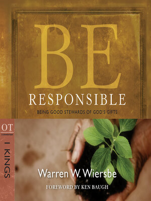 cover image of Be Responsible